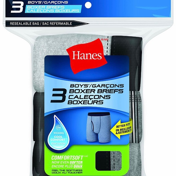 HANES Boys Boxer Briefs - Picture 2 of 9